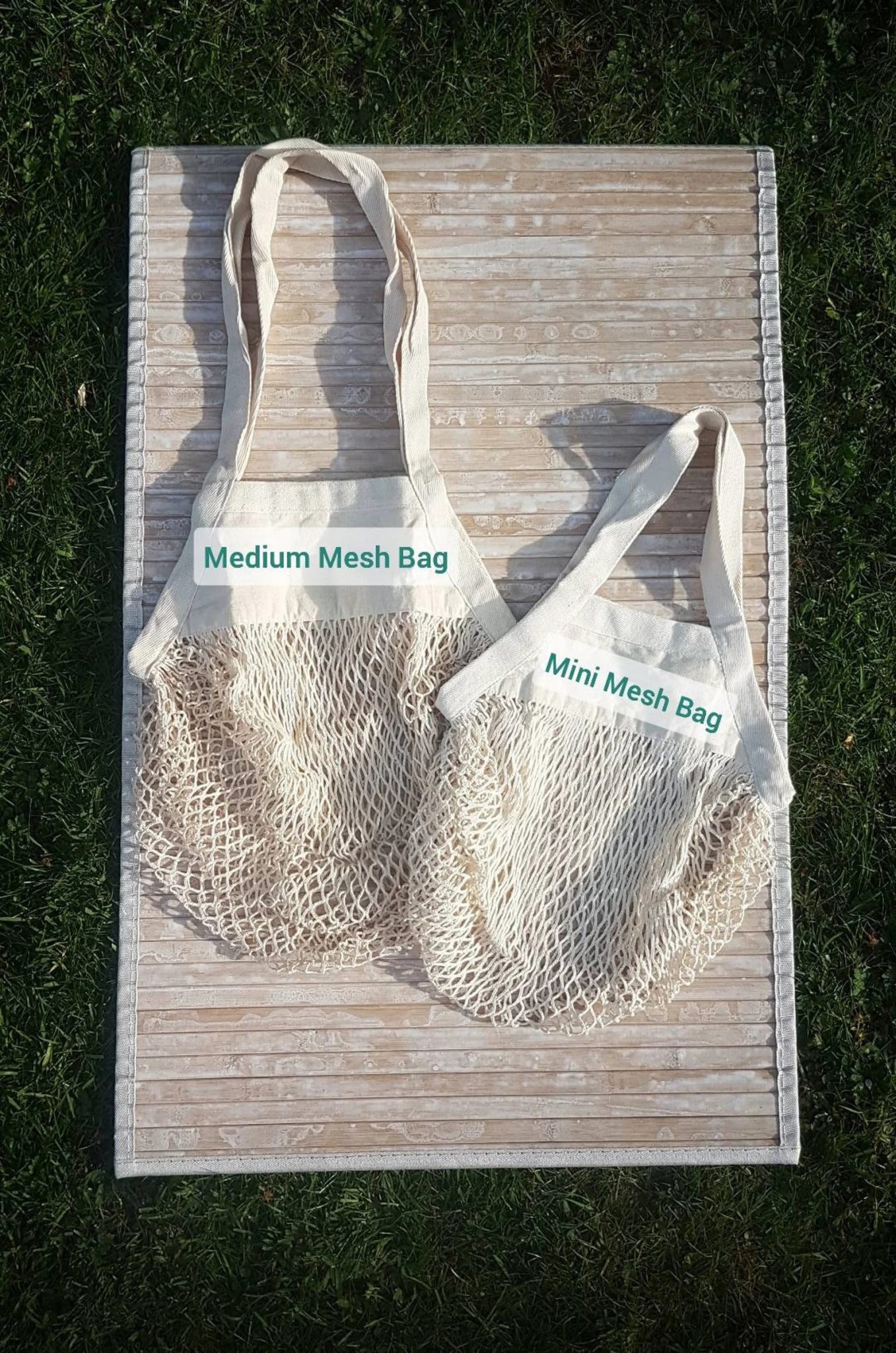 Mini Organic Cotton Mesh Grocery Bag •