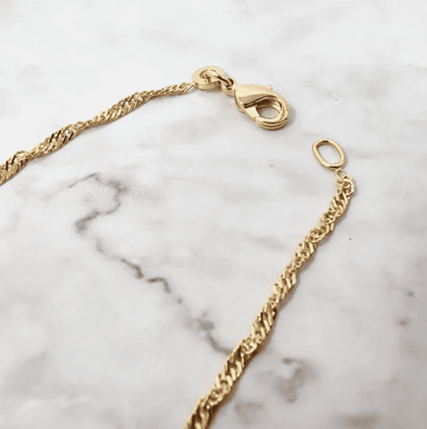 Stella Curb Chain Necklace | Ethically Sourced Jewellery - Image 2